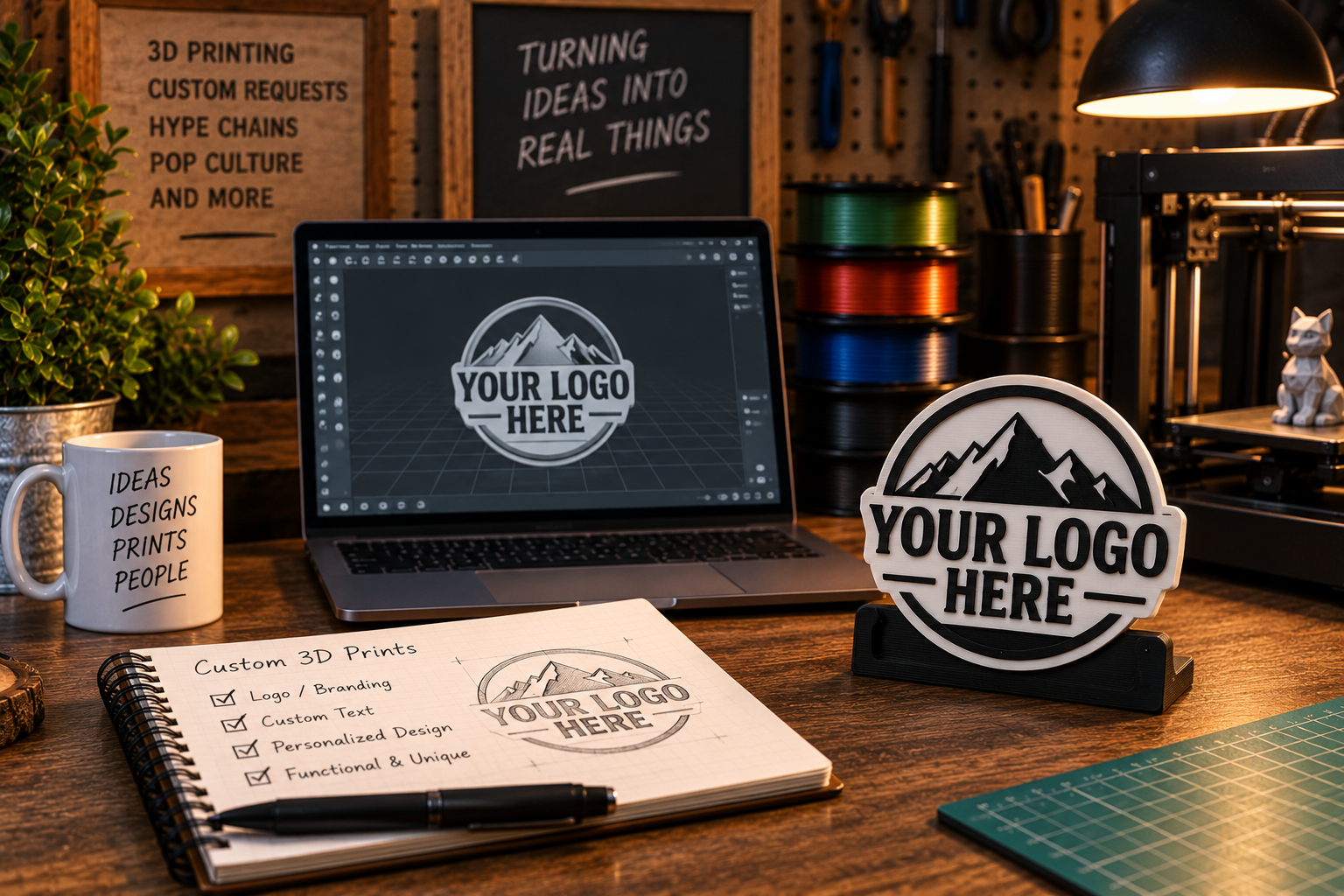 Custom 3D printing and personalized design projects