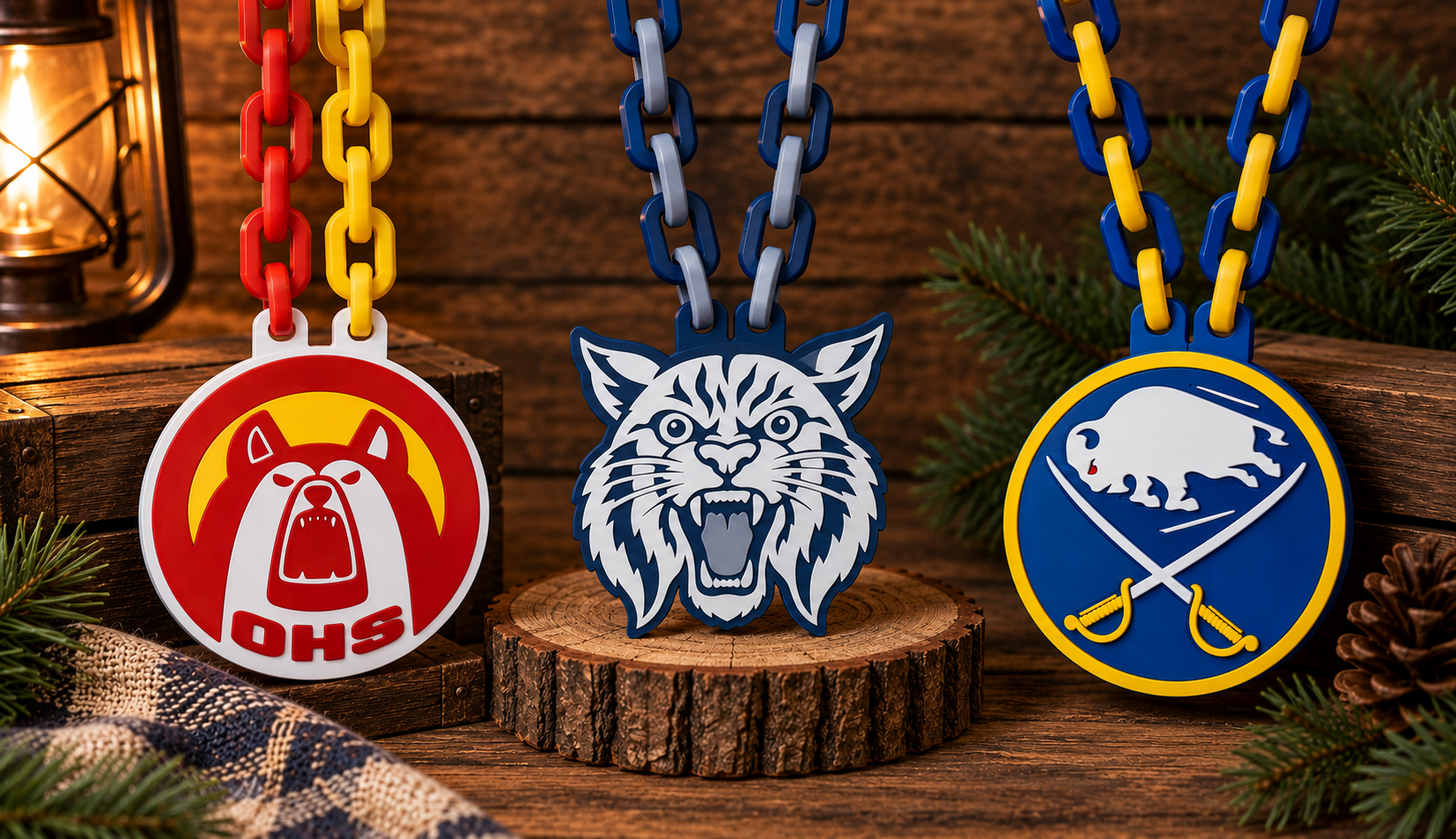 Custom 3D printed hype chains by Gile Hollow Hobbyworks