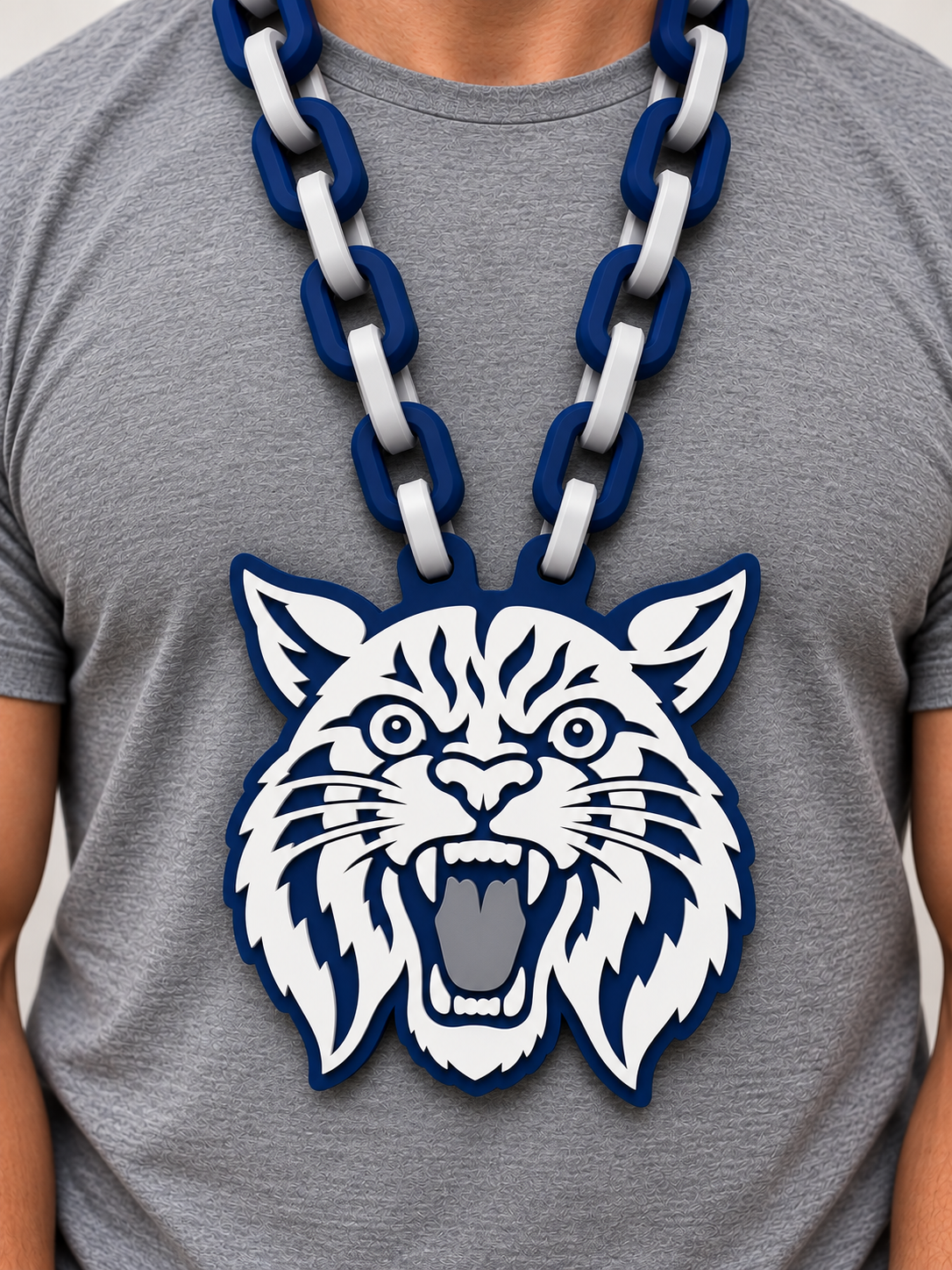 Custom 3D printed wildcat hype chain